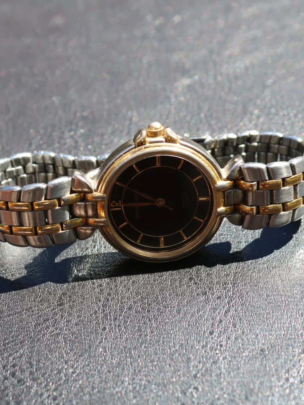 Vintage Pierre Cardin Two-Tone Swiss Quartz Dress Watch- 1980s